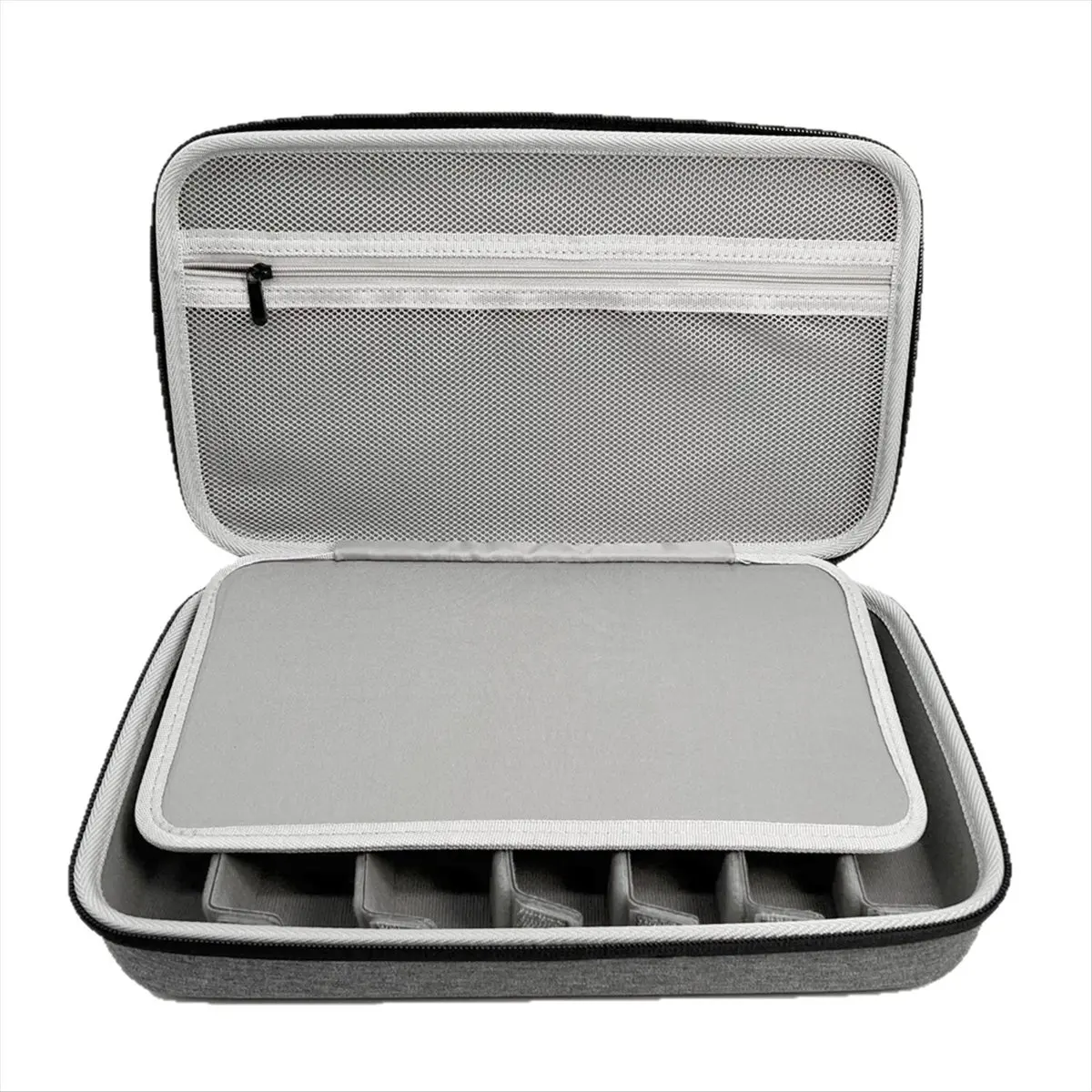 Travel Sunglasses Organizer Case, Adjustable Slot for Multiple Pairs, Portable Eyeglasses Storage Box