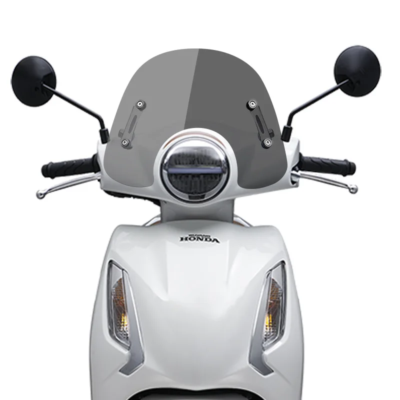 FOR Custom Fit Windshield for Wuyang Spyca 125 Scooter Upper Headlight Protective Cover Windproof Rainproof Anti-Debris