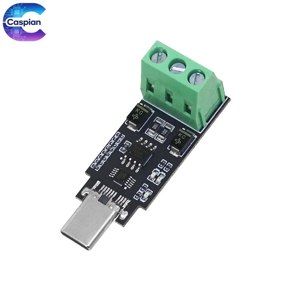 30Pcs USB Type-C to RS485 Module Android Phone OTG to RS485 USB Serial Port Converter for Tablet