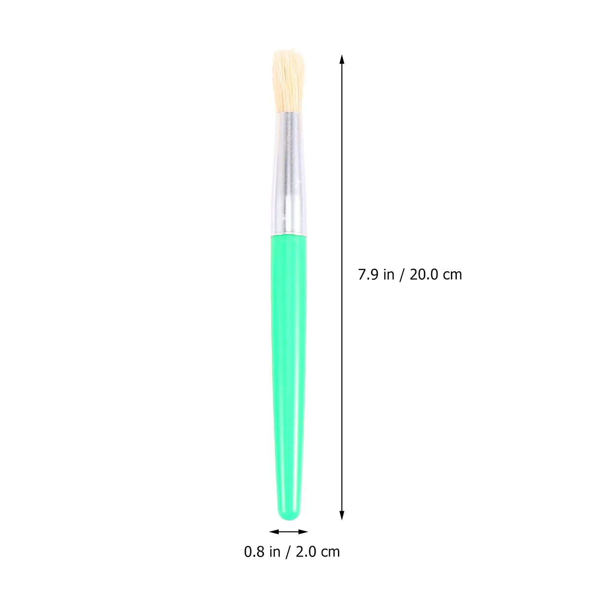 8Pcs Professional Painting Brush Set Versatile Bristle Brushes for Acrylic Watercolor Oil Gouache Art Craft Gift Lightweight