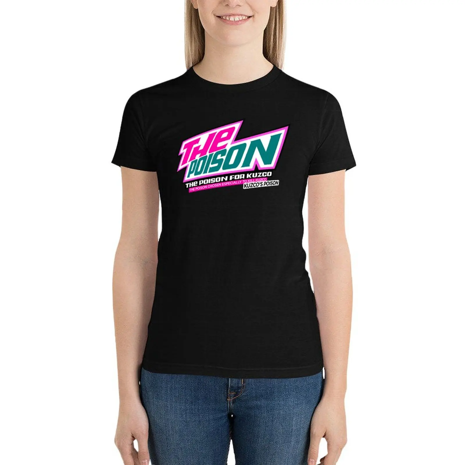 

Kuzco＊s Poison Soda T-Shirt Short sleeve tee oversized lady clothes funny Women's t-shirt