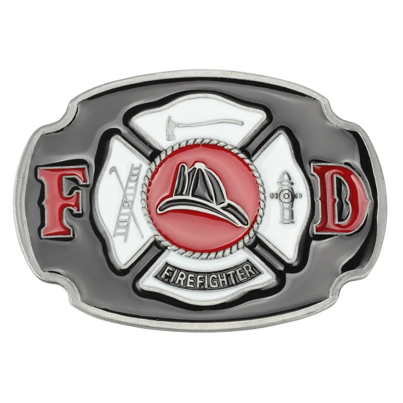 Belt Buckle Firefighter Fire Truck Fire Brigade Belt DIY Components  Handmade Belt Accessories  Waistband Buckle Fire emergency