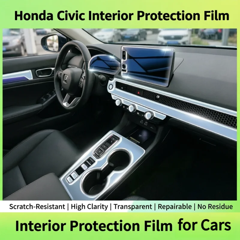 For 2023 Honda Integra interior full set protective film center console navigation transparent anti-scratch film car