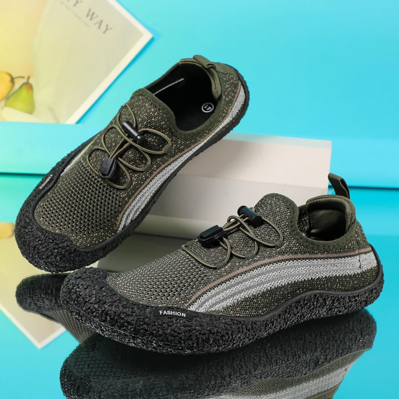 

New Unisex Wider Shoes Breathable Mesh Men Barefoot Wide-toed Shoes Brand Flats Soft Zero Drop Sole Wider Toe Sneakes Large Size