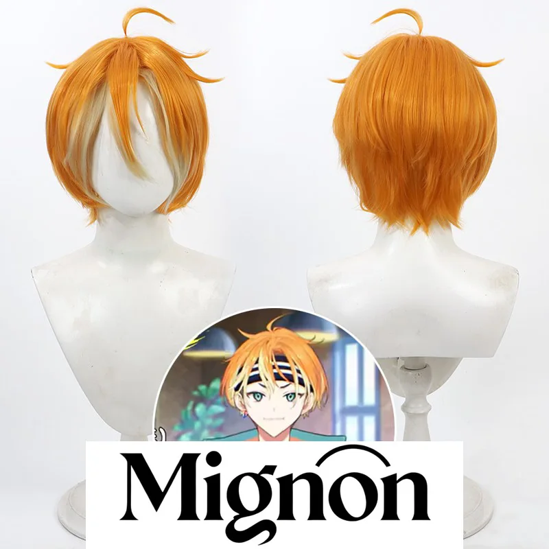 

18TRIP Iketake Akuta cosplay wig two-tone gradient teased roots Halloween gift