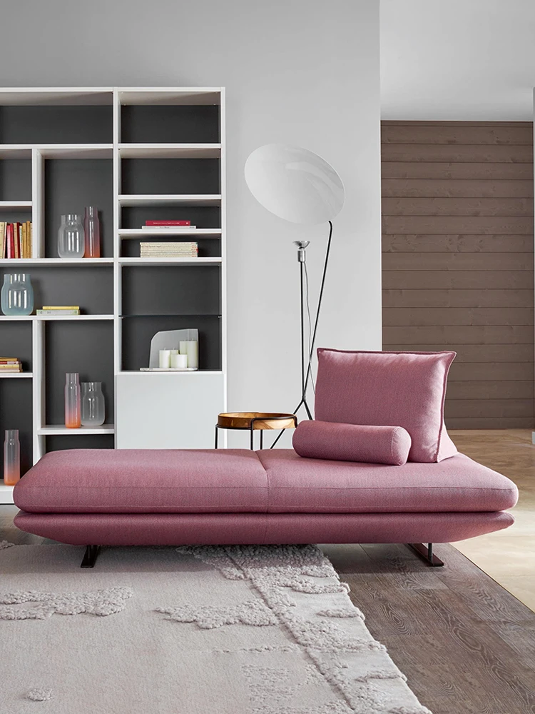 Creative design of a minimalist and freehand space sofa without armrests in the living room fabric sofa