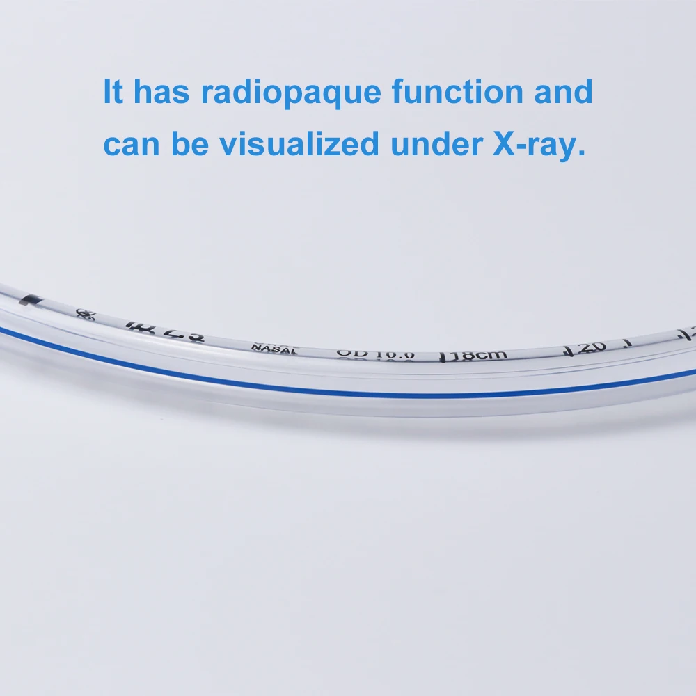 ท่อช่วยหายใจชนิดใช้แล้วทิ้ง ทำจากพีวีซี ปลอดเชื้อ ได้รับการรับรองมาตรฐาน CE สำหรับการใส่ท่อช่วยหายใจทางการแพทย์ มีเส้นมองเห็นได้ด้วยรังสีเอกซเรย์ สำหรับการจัดการทางเดินหายใจฉุกเฉิน