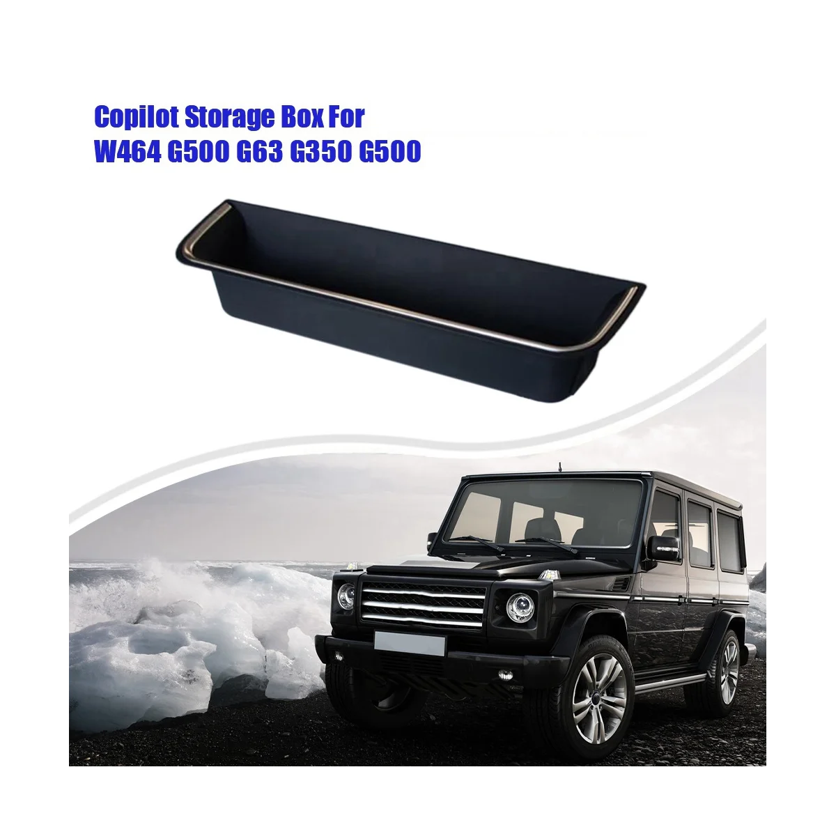 

Car Copilot Storage Box Accessories for Mercedes-Benz G-Class W464 G500 G63 G350 G500 Interior Accessories