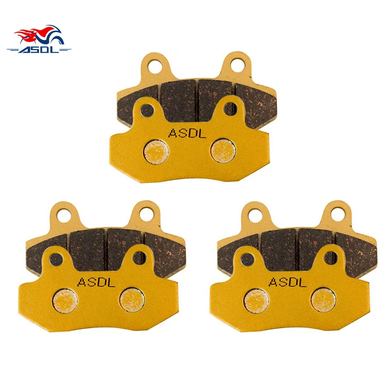 650cc Motorcycle Accessories Front and Rear Brake Pads Disc Tablets Set For ATK 650 GT R V-Twin Sport 2011 GT650R GT650 GT 650 R