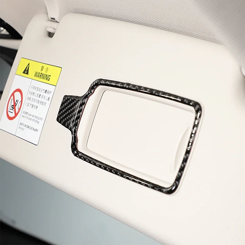 สําหรับ BMW X1 IX1 U10 U11 2023-2024 รถด้านหน้ากระจกแผงสติกเกอร์ Trim คาร์บอนไฟเบอร์อุปกรณ์ตกแต่งภายใน