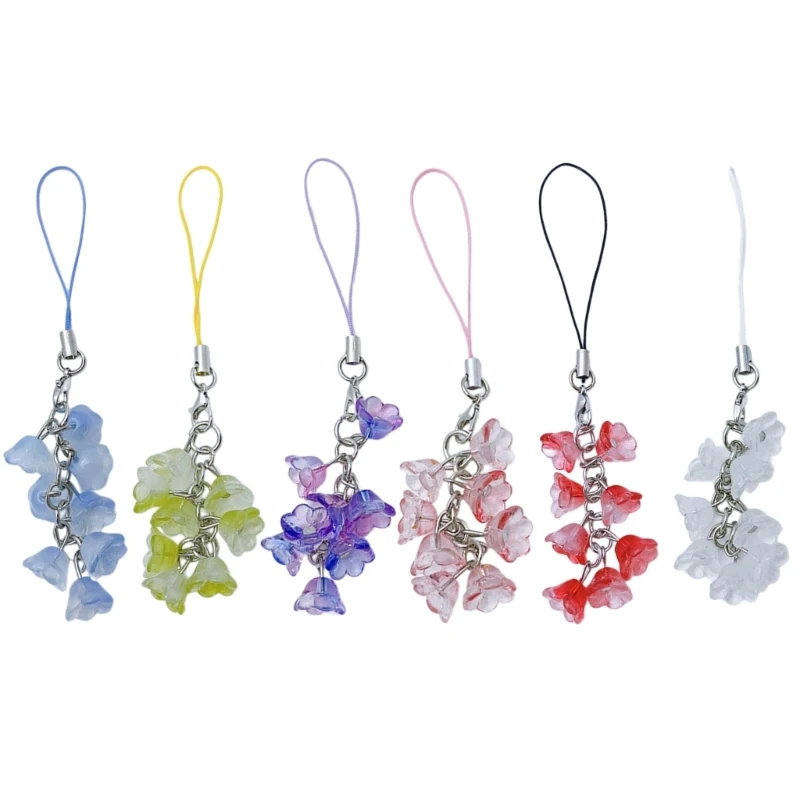 Lilys of the Valley Phone Charm Phone Pendant Straps Perfect Gift for Individual Drop Shipping