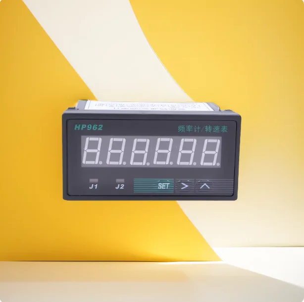 NJFP962 Digital Tachometer Upper Lower Line Control with 2 Sets of Relay Output Frequency Meter for Industrial Use