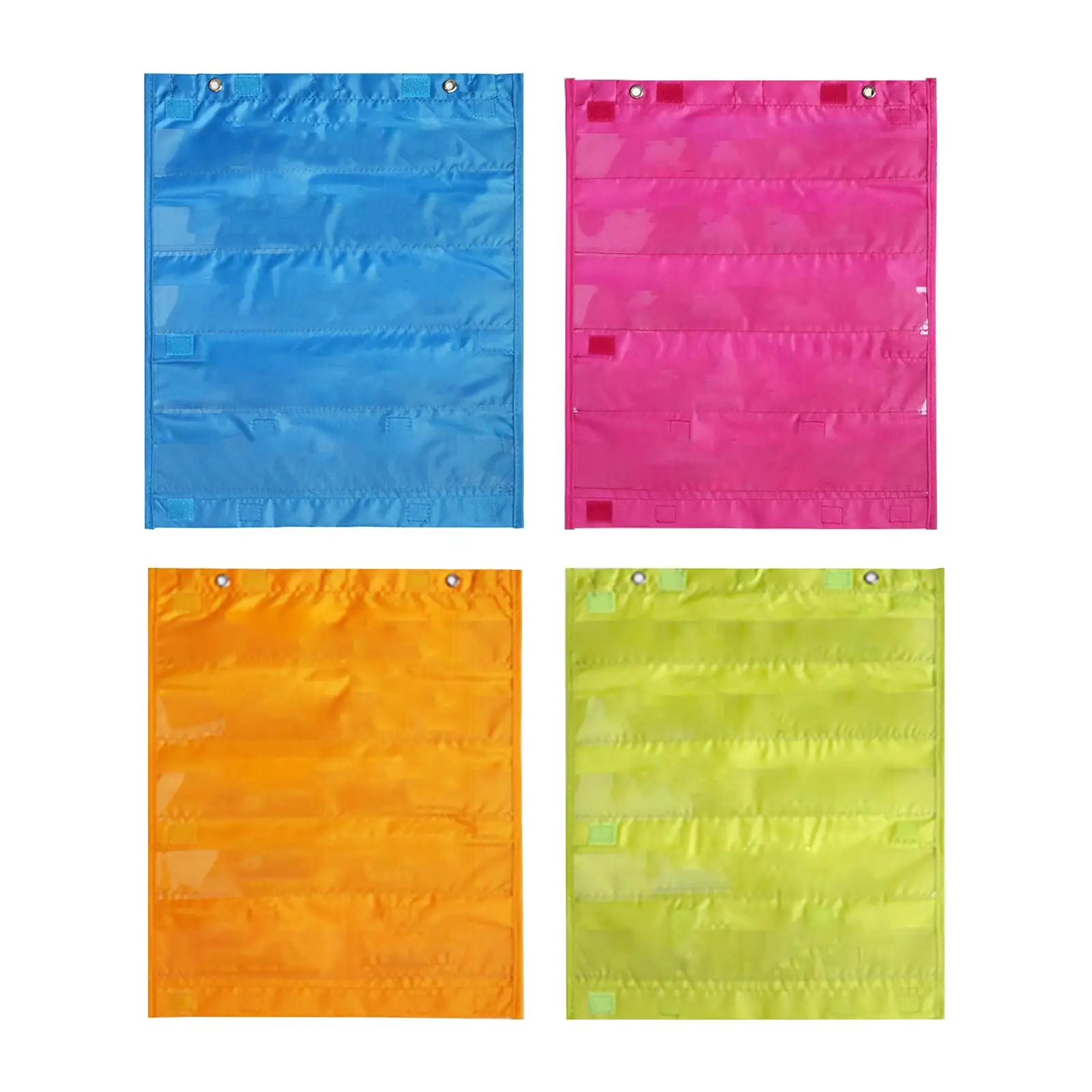 Hanging Pocket Chart Teacher Organizer Teaching Material Calendar Math Pocket Chart for Classroom Learning Demonstrations Office