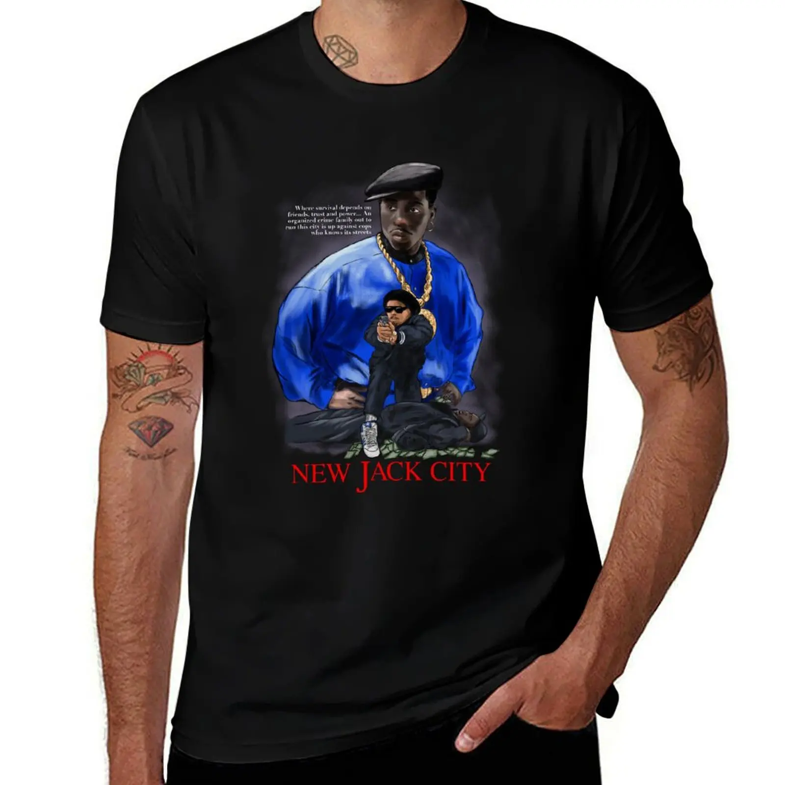 

New Jack City T-Shirt customs oversize t-shirts man man clothes cotton t shirt men