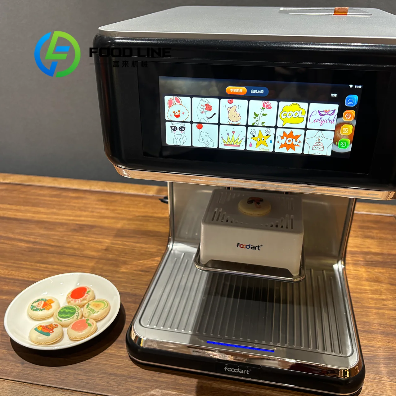 

Customize High-Printing Speed Non-refillable Edible Ink Coffee Printer Digital Food Printer For Coffee Art Printing Machine