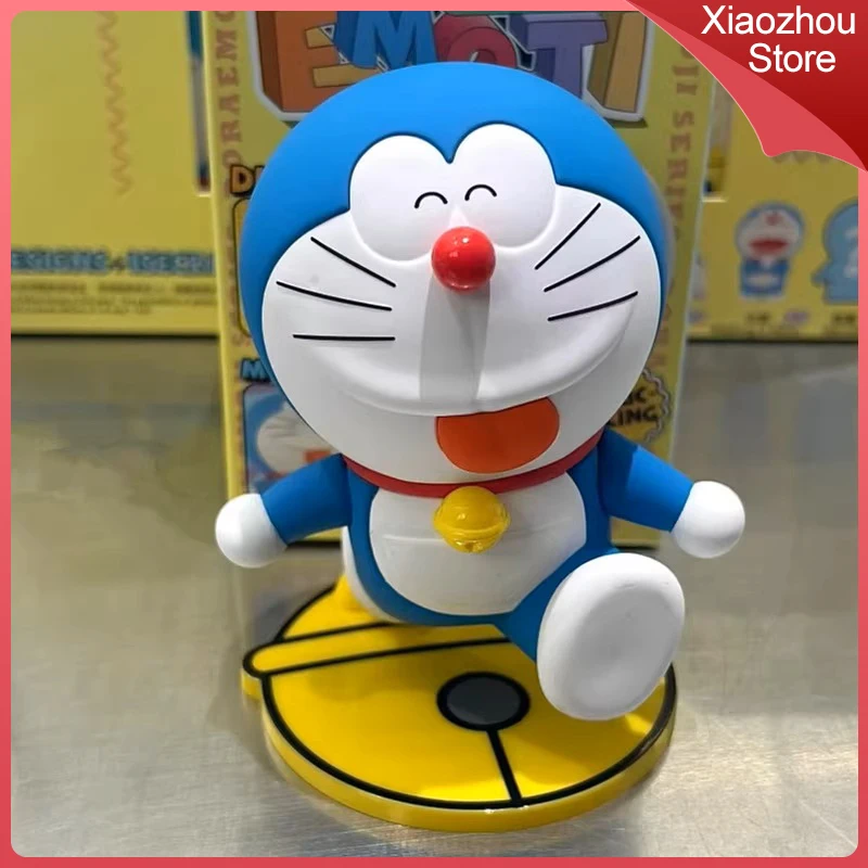 

100%Genuine 52toys Doraemon Emoticon Series Blind Box Desktop Ornament Collection Cute Doll Animal Figurines Birthday Toys
