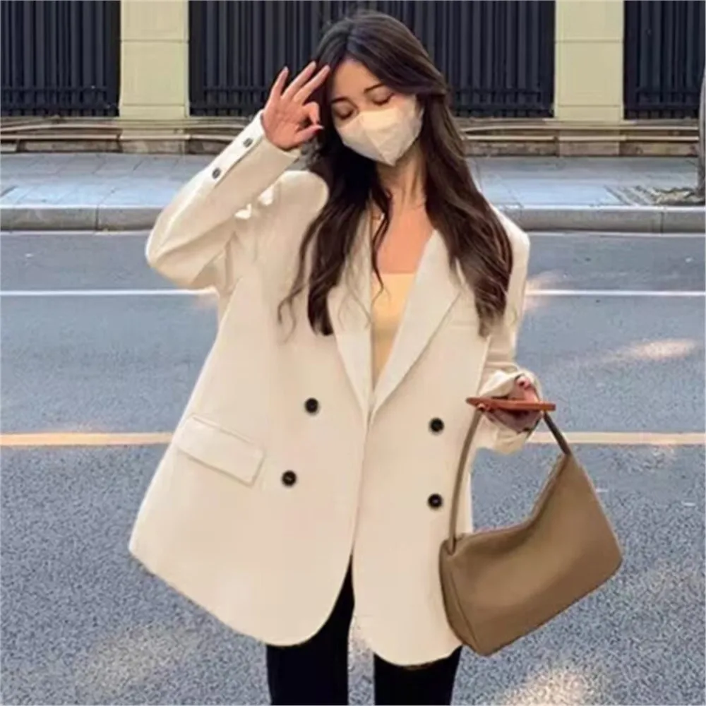 Autumn Winter Long Sleeve Loose Blazers Women Clothing 2023 New Arrivals Casual Office Lady Blazer Mujer Outerwears Jackets