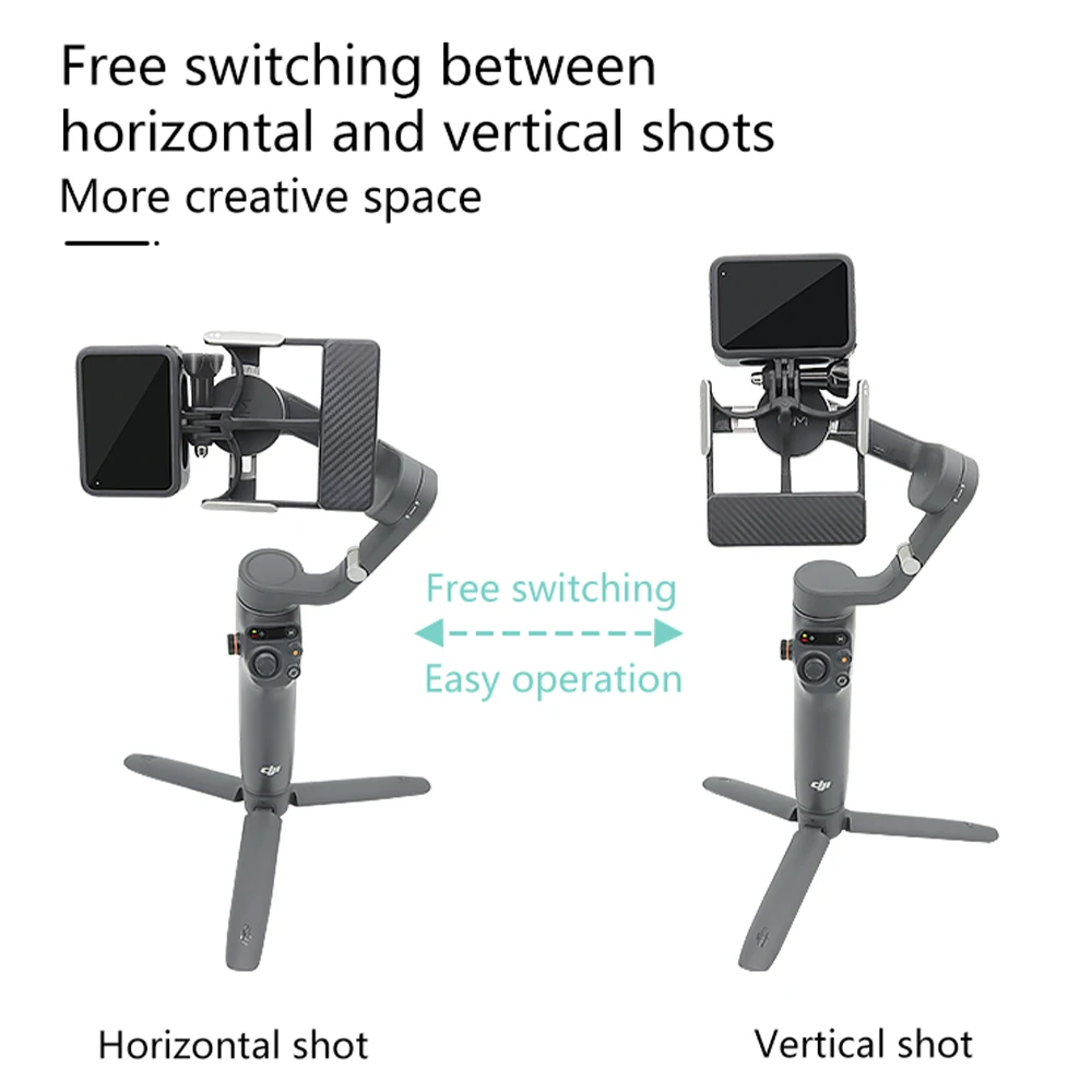 ユニバーサルアクションカメラアダプター DJI Osmo Mobile 6 OM 5 4 3