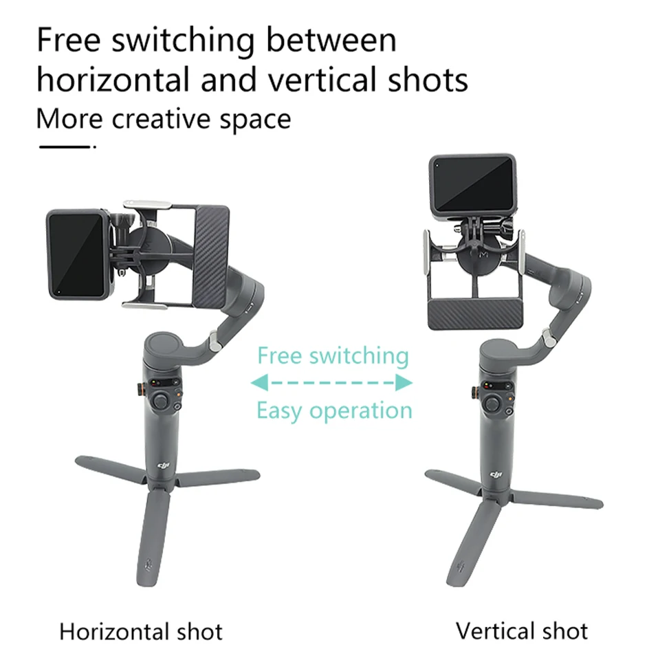 ユニバーサルアクションカメラアダプター DJI Osmo Mobile 6 OM 5 4 3