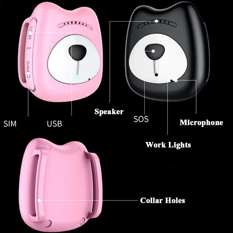 10pcs   Manufacturer Wholesale Wifi Position Real-time Tracking Fast Charging Pet Dog Gps Collar