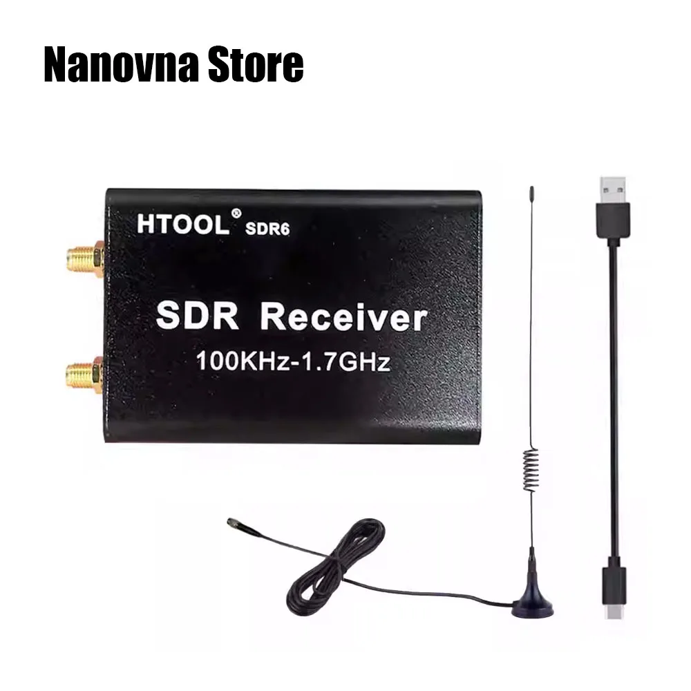 

Приемник Nanovna SDR6 RTL-SDR, приемник с полным диапазоном, SDR, программный приемник сигнала, радиоавиационный, короткий, широкополосный, Стабильный инструмент