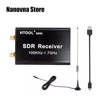 Nanovna SDR6 RTL-SDR 리시버 풀 밴드 리시버 SDR 소프트웨어 신호 리시버, 라디오 항공 단파 광대역 안정 도구