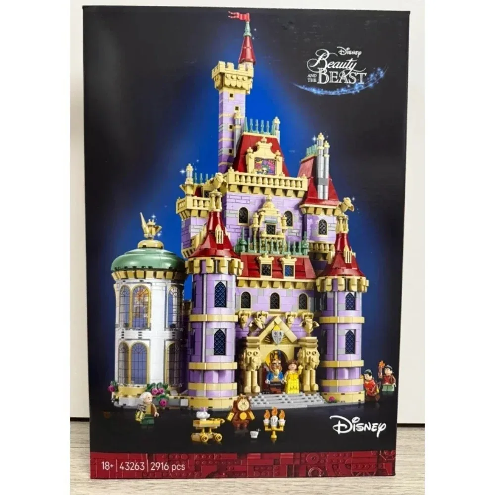 

Miniso Disney 2916Pcs Princess Castle Romantic Toy 43263 Modular Model for Girls Building Blocks Birthday Gift Decorative Toy