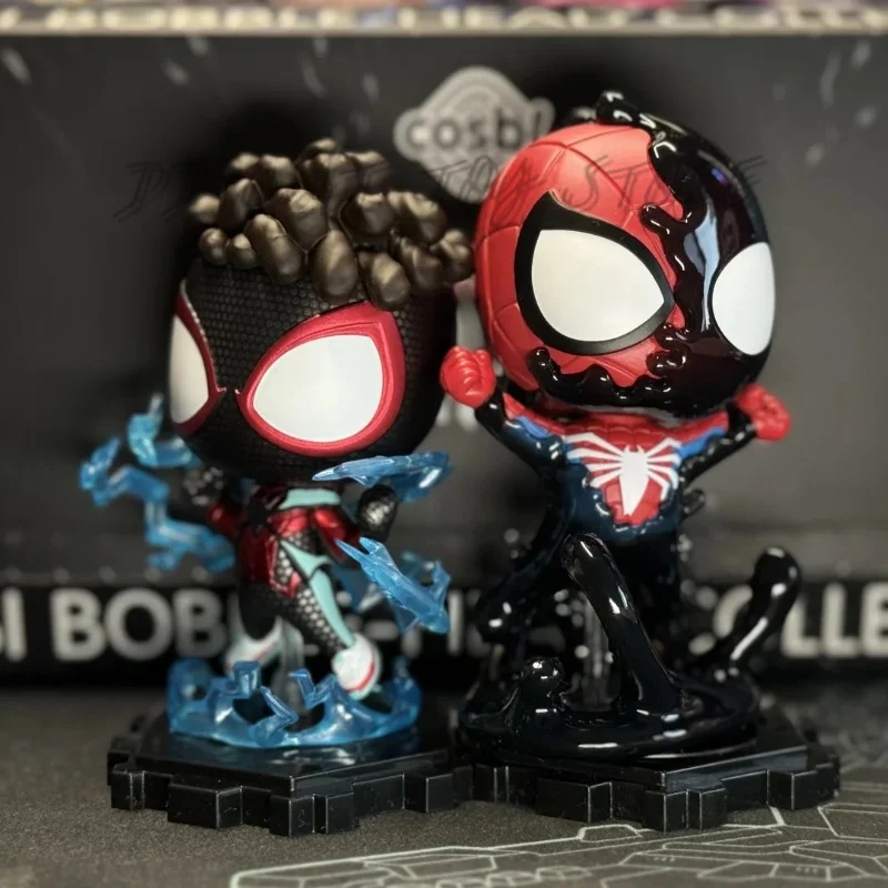 Em estoque figuras de ação da marvel homem aranha 2 veneno cosmi mini dollcollectible modelo gk anime decoração periférica brinquedo