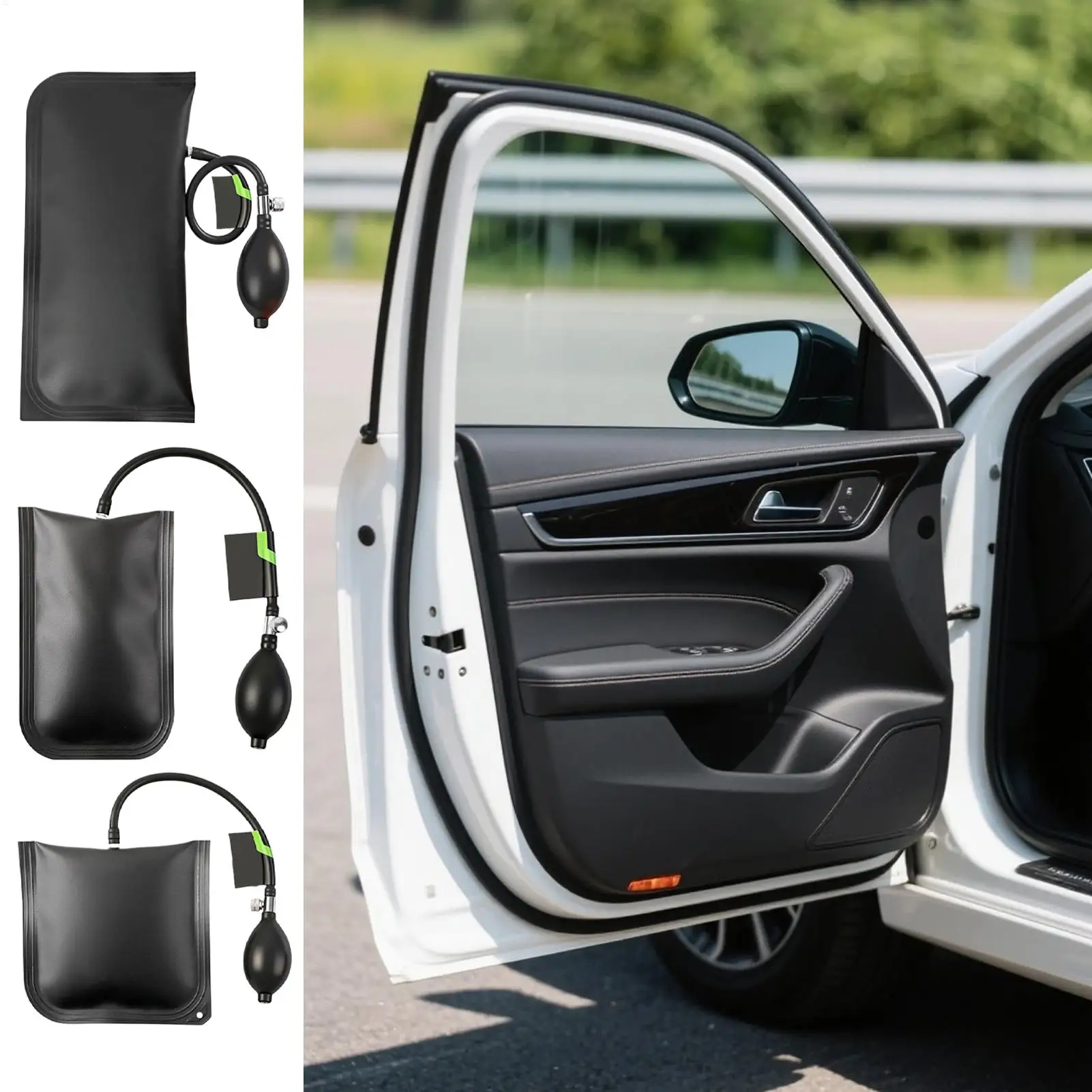 Air Wedge Bag Vehicle Repair Air Shim Cushion Car Door Opening Cushion For Frame Panel Garage Parking Lot Road Workshop