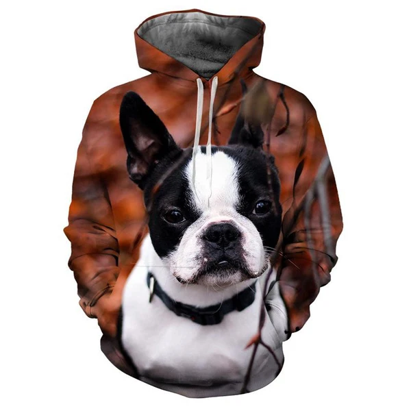 Hot Sale Men Women English Bulldog Dog 3d Hoodies Long Sleeve Sweatshirts Styles Pullover Tracksuit