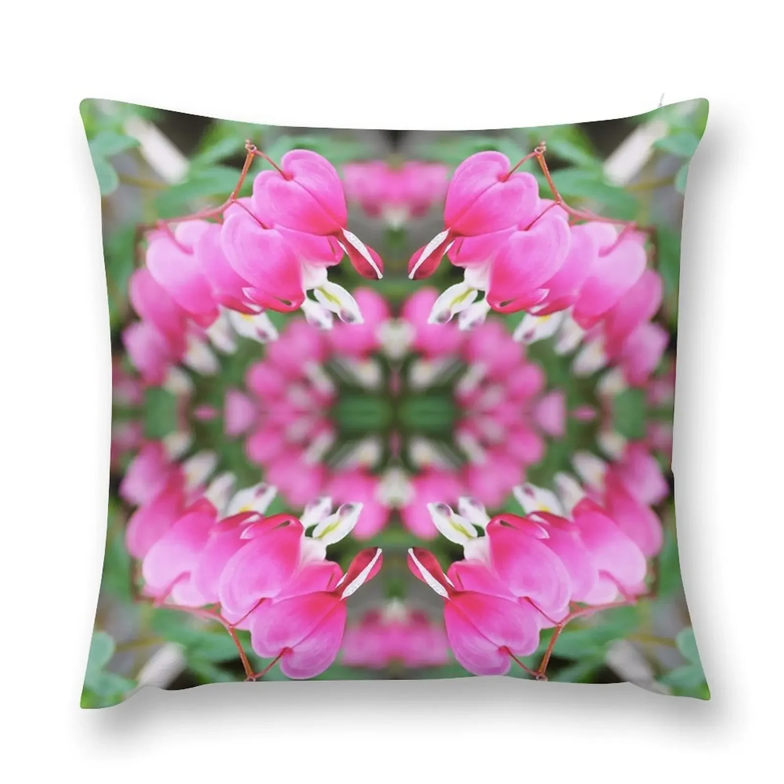 

Flower Pattern No. 3 (Bleeding Heart) Throw Pillow Cushion Cover Luxury luxury sofa pillows Anime pillow