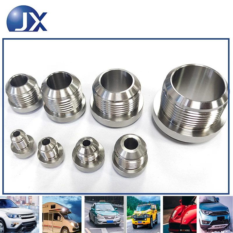 

AN3 AN4 AN6 AN8 AN10 AN12 AN16 AN20 Aluminum Welded Oil Cooler Adapter for Vehicles