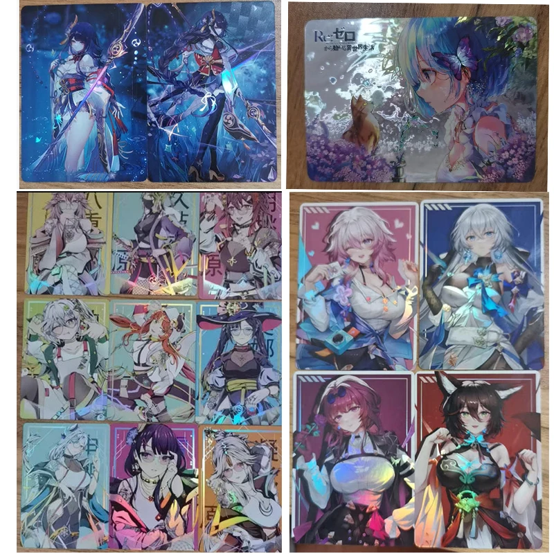 Japanese Anime Goddess Story Nakano Yotsuba Nakano Miku Nino Collectible Cards Christmas and Birthday Gifts Children's Toys
