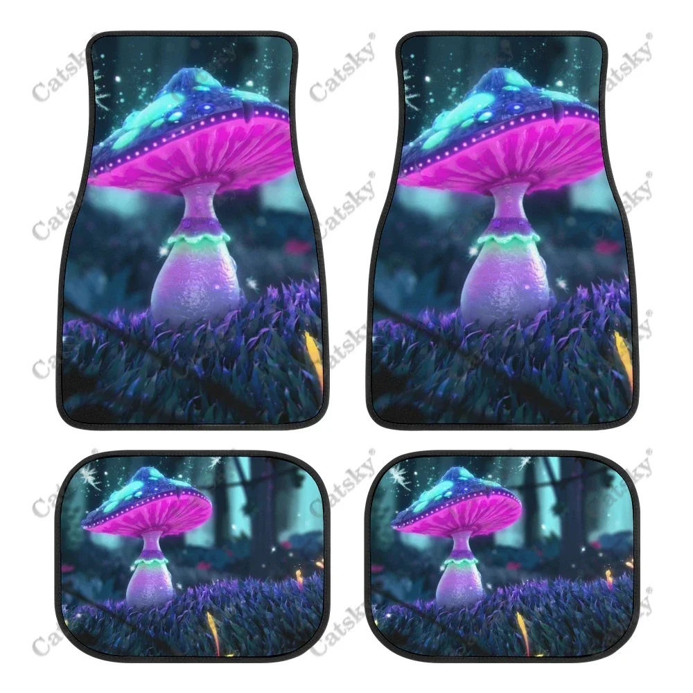 Refreshing Mushroom Print Car floor mats, carpets, interior accessories, custom car floor mats, all-weather car floor mats