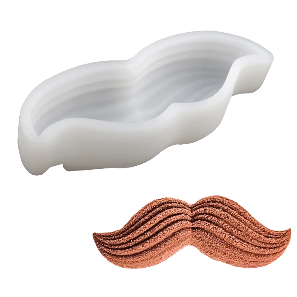 Single Beard Puff Silicone Mold Chocolate Puff Mousse Cake Baking Mold French Dessert Baking Mold