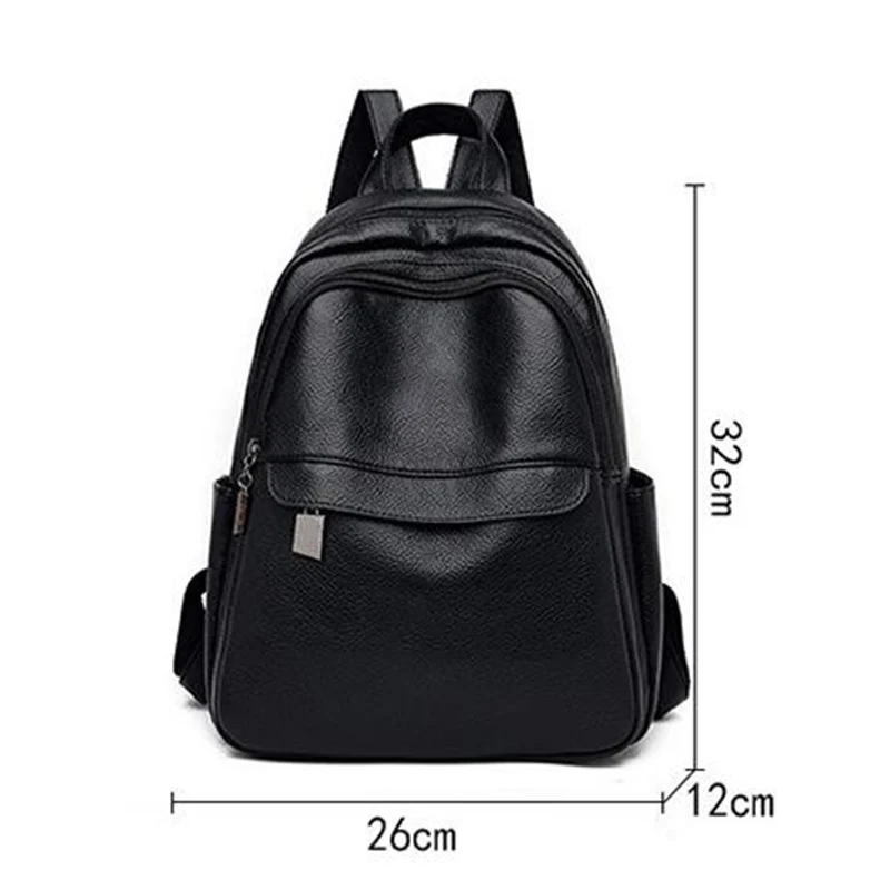 Large Capacity Multifunction Vintage Women Backpacks High Quality Female Ladies Leather Outdoor Travel Leisure Backpack