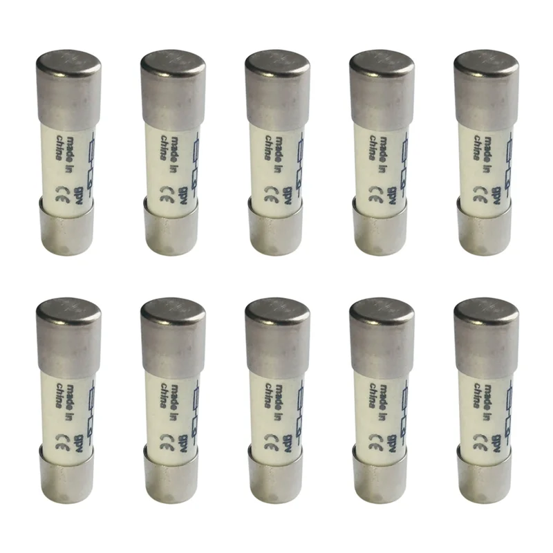 

ABUL-50 Pcs 1000 VDC Fuse Solar PV Explosion-Proof Fuse Silver - 15A