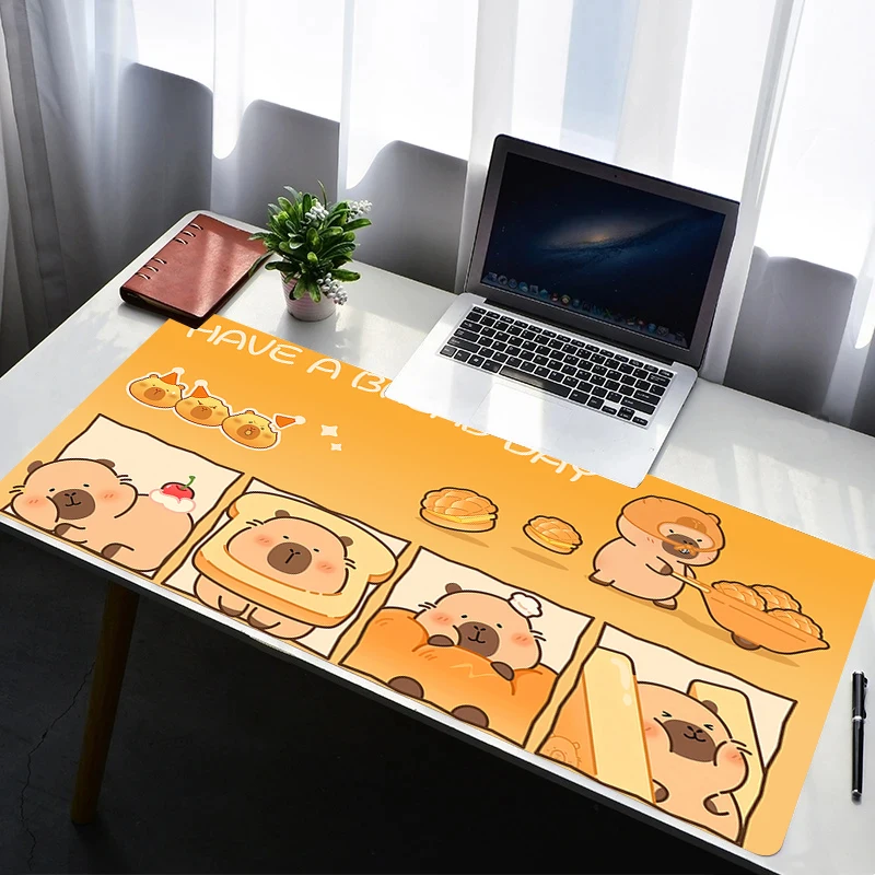 

Mouse Pad PC Non Slip Rubber Cartoon Mousepad Capybara Laptop Gamer Cabinet Keyboard Pad Office Computer Gaming Desk Mouse Mat