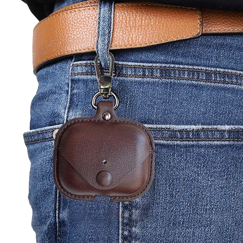 3D Headphone Case For  Pro Case Leather Luxury Cover For Apple  Pro Cases Earphone Bags Straps