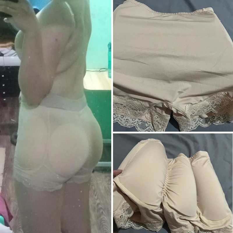 Seamless Padded Panties For Women Hip Dips Pads Shapewear Fake Ass Butts Lifter Enhancement With Foam Big Butt Lifting Shorts