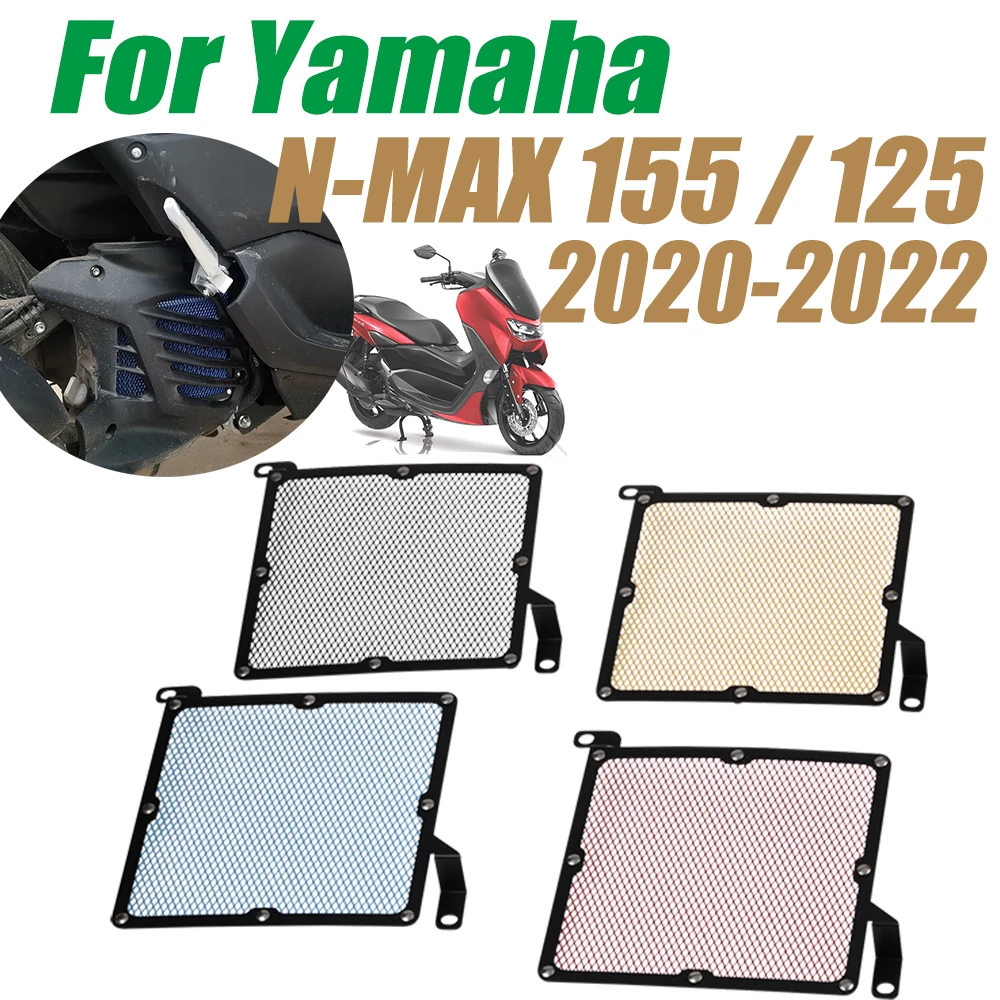 

FOR YAMAHA NMAX155 N-MAX NMAX 155 125 NMAX125 2020 2021 2022 Motorcycle Radiator Grille Grill Cover Protector Guard Accessories