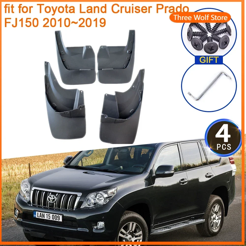 

for Toyota Land Cruiser Prado LC150 FJ150 150 2010 2011 2012 2013 2014 2015 2016 2017 2018 2019 Mud Mudguards Fender Mudflap Car