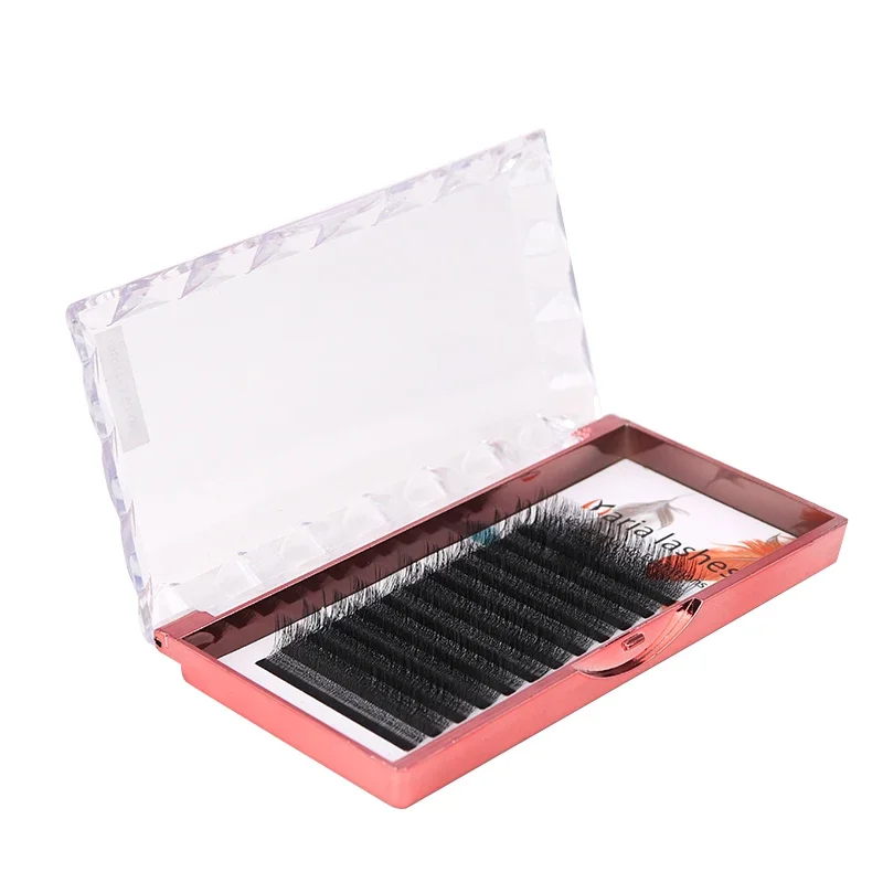 MARIA 5D W Lashes Easy Fan Наращивание ресниц Оптовая продажа Y Готовый объем 12 рядов W Стиль Натуральный мягкий частный логотип