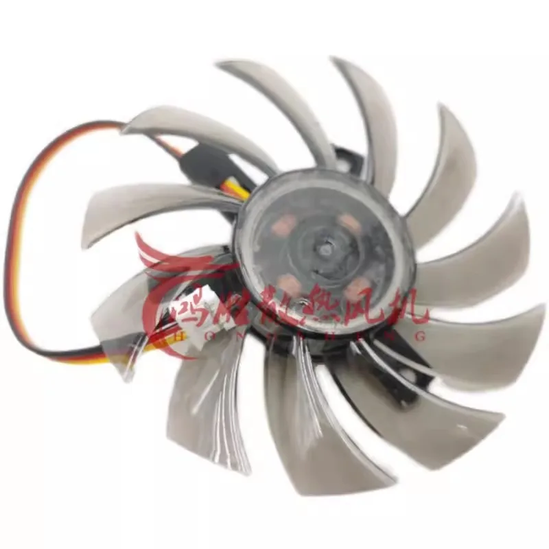 New Cooler Fan for EVERFLOW T127010BU DC12V 0.45A Graphics Card Cooling Fan 3-wire 7cm