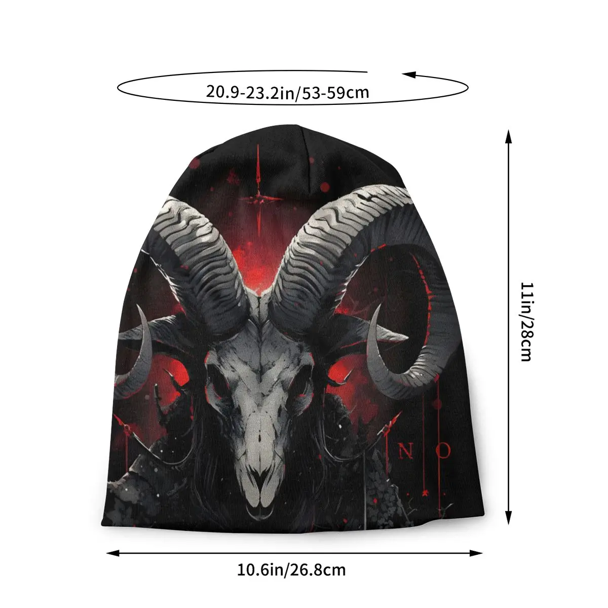 Skullies Beanies Fashion Hats Zodiac Goat Satan Thin Bonnet Special Caps Men Women's Earmuffs