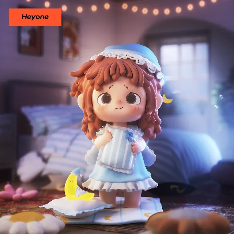 Heyone FurFur Glimmer City Under Night Sky Series Blind Box Toys Kawaii Anime Action Figure Caixa Caja Surprise Mystery Box Doll