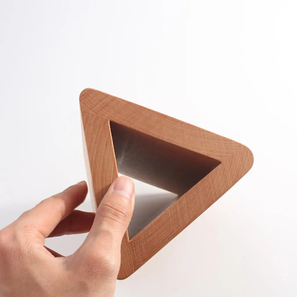 

Leather Bending Working Handmade Wood Beech Polished Grinding Wallet Purse Material Bend Hand Fixed Fine Strap With Mold 3 Angle