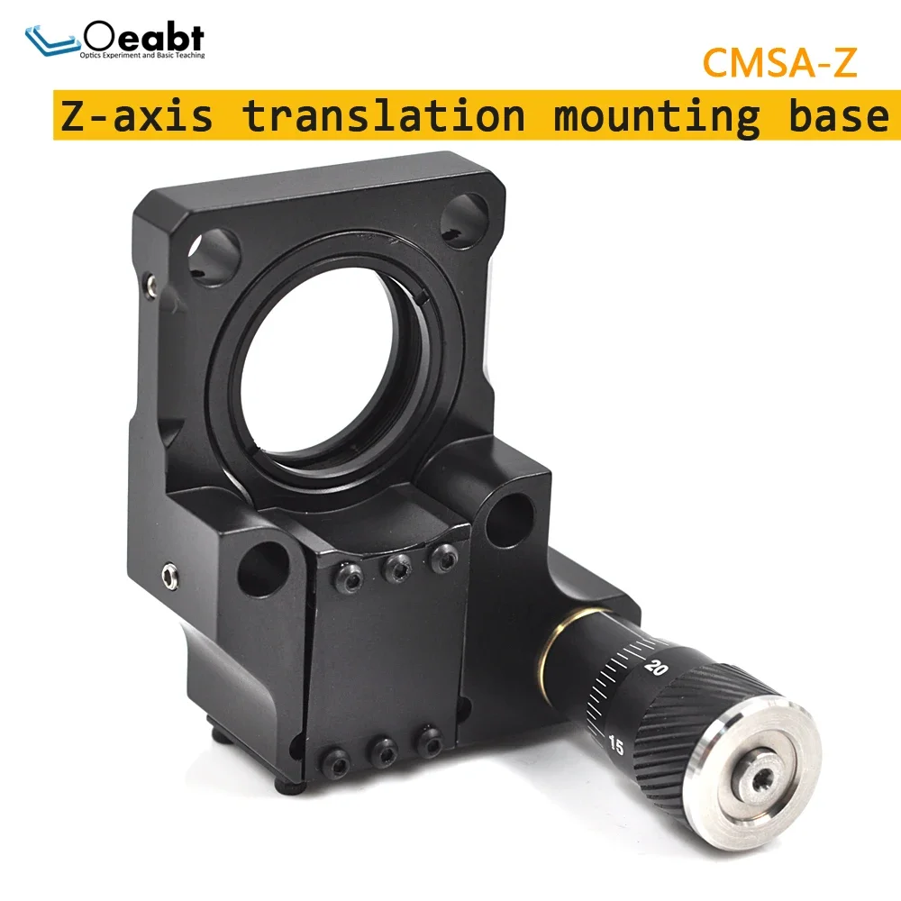 

CMSA-Z Z-Axis Translation Optic Mount Cptomechanical Mount Translate Ø1" Optics for 30mm Cage Cube Optical Experiment Research