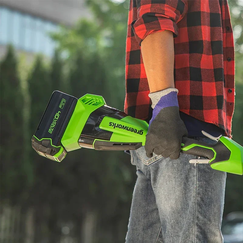 بطارية Greenworks 40 فولت الأصلية لبطارية ليثيوم GMAX 40 فولت G40B4 بطارية ليثيوم قوية Gen 2 متوافقة مع Greenworks 40 فولت