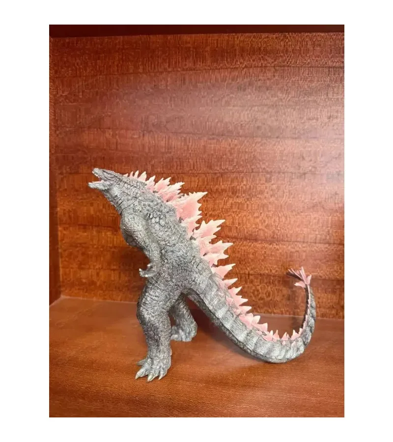 HIYA Godzilla Vs. Kong 2 Version Évoluée Série Pink Back Stylist Figurine Statue Immobile